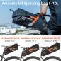 Preview: ROCKBROS | Satteltasche – Wasserdichte Fahrradtasche für Mountainbike und Rennrad, in Schwarz und Orange